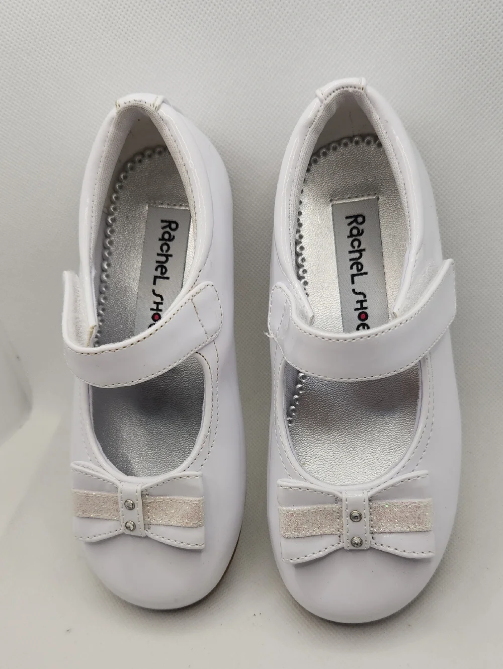 Rachel Shoes White Patent Lil Hilary Size 11M